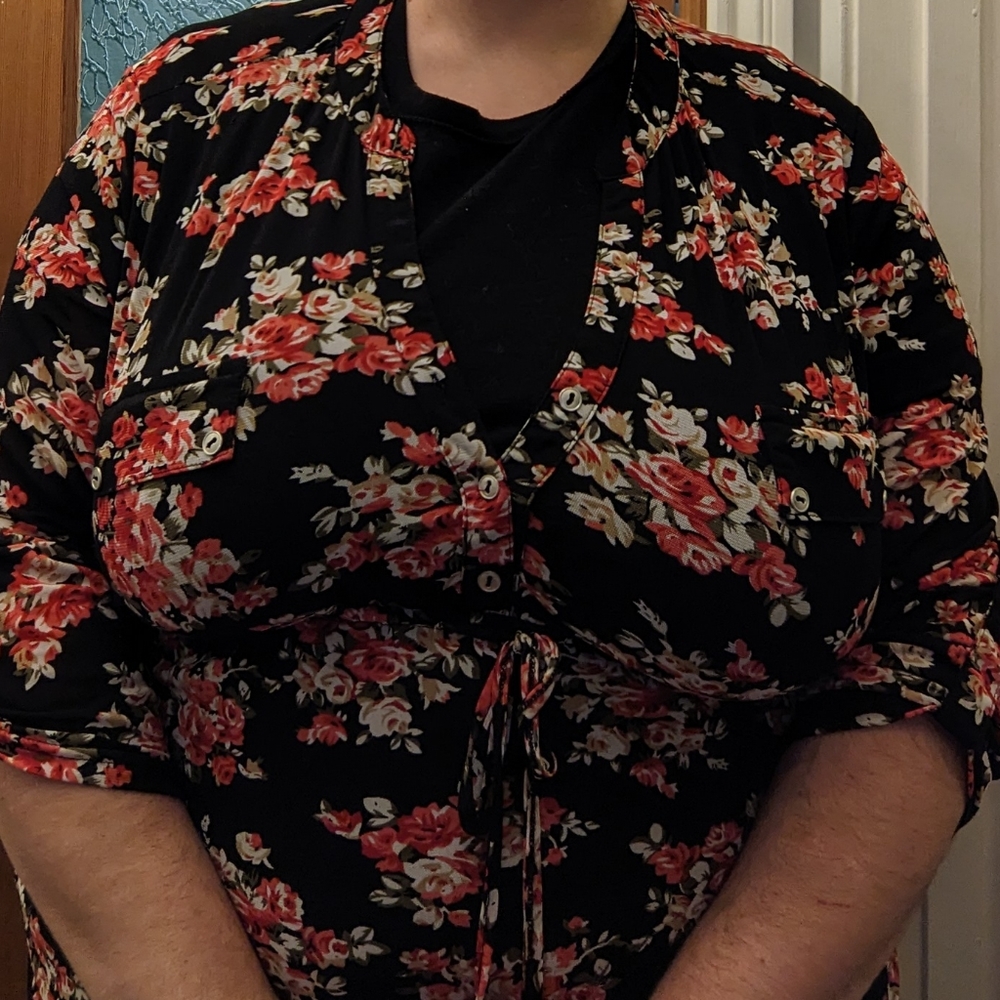 Mesh Blouse-XL